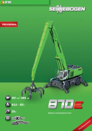 Колісні екскаватори Sennebogen 870 M