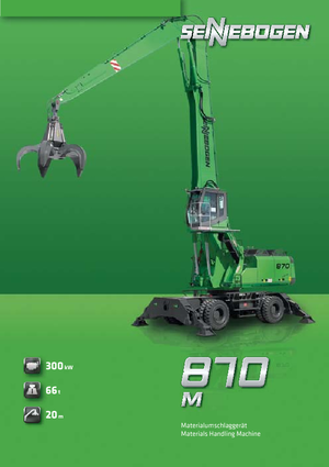 Колісні екскаватори Sennebogen 870 M