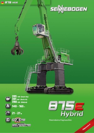 Екскаватори для перевалки Sennebogen 875 M