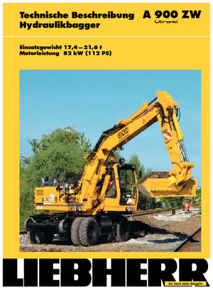 Колісні екскаватори Liebherr A 316 Litronic