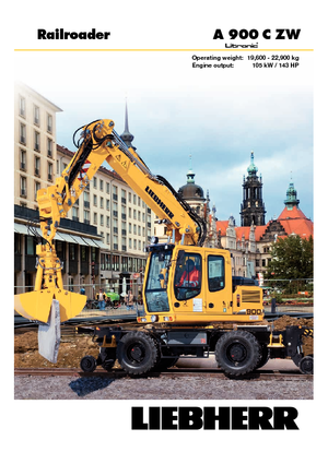 Колісні екскаватори Liebherr A 900 C ZW Litronic