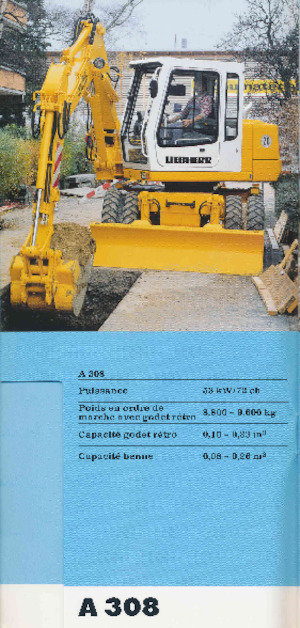 Колісні екскаватори Liebherr A 900