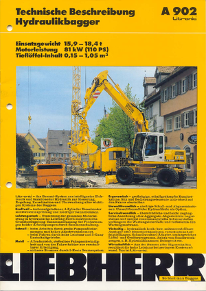 Колісні екскаватори Liebherr A 902 Litr. 4P
