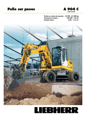 Колісні екскаватори Liebherr A 904 C Litronic