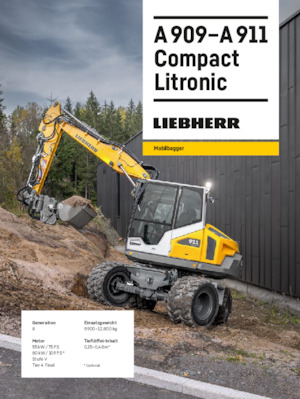 Колісні екскаватори Liebherr A 911 Compact Litronic 
