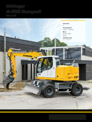 Колісні екскаватори Liebherr A 913 Compact Litronic G6.0