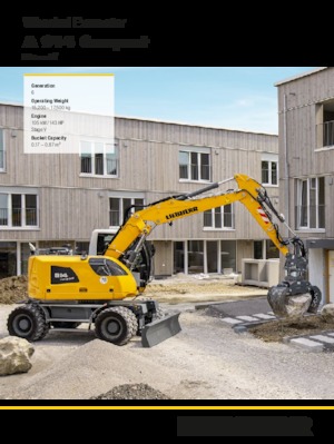 Колісні екскаватори Liebherr A 914 Compact Litronic G6.0