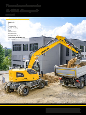 Колісні екскаватори Liebherr A 914 Compact Litronic G6.0