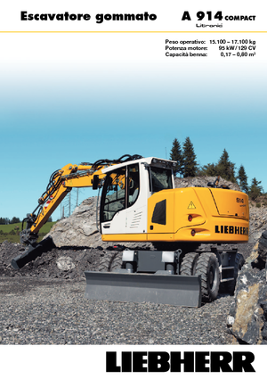 Колісні екскаватори Liebherr A 914 Compact Litronic