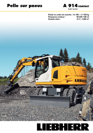 Колісні екскаватори Liebherr A 914 Compact Litronic