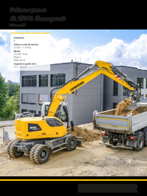 Колісні екскаватори Liebherr A 914 Compact Litronic G6.0