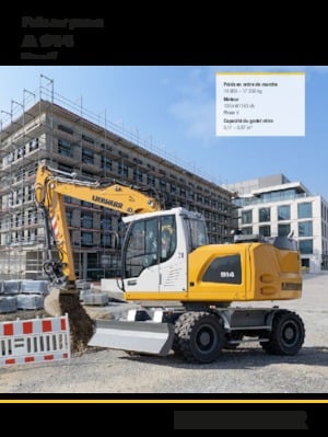 Колісні екскаватори Liebherr A 914 Litronic G6.0