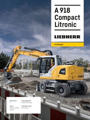 Колісні екскаватори Liebherr A 918 Compact Litronic 