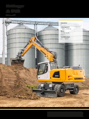 Колісні екскаватори Liebherr A 918 Litronic G6.0