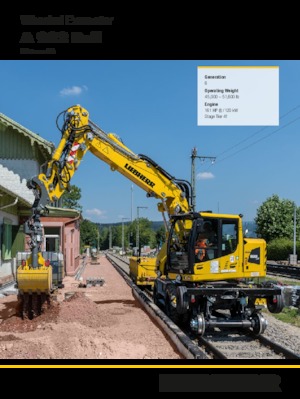 Колісні екскаватори Liebherr A 922 Rail Litronic G6.0