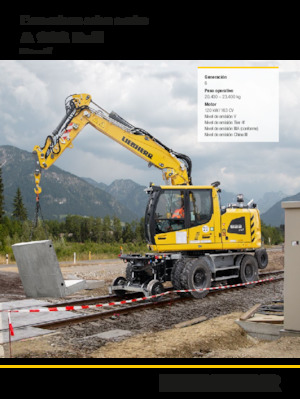 Колісні екскаватори Liebherr A 922 Rail Litronic G6.0