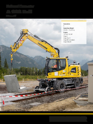 Колісні екскаватори Liebherr A 922 Rail Litronic G6.0