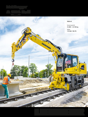 Колісні екскаватори Liebherr A 924 Rail Litronic