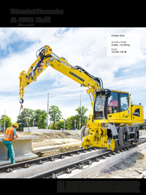 Колісні екскаватори Liebherr A 924 Rail Litronic
