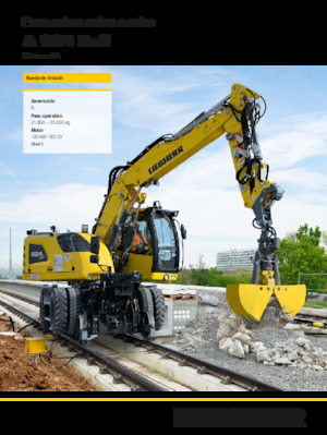 Колісні екскаватори Liebherr A 924 Rail Litronic G6.0