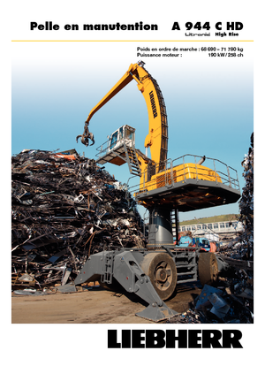 Колісні екскаватори Liebherr A 944 C HD Litronic High Rise