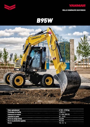 Колісні екскаватори Yanmar B 95 Circular