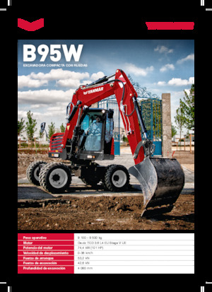 Колісні екскаватори Yanmar B95W TPA 