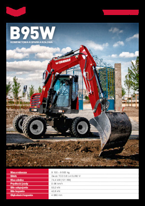 Колісні екскаватори Yanmar B95W TPA 