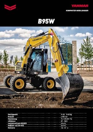 Колісні екскаватори Yanmar B95W
