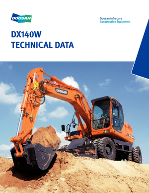 Колісні екскаватори Doosan DX 140 W