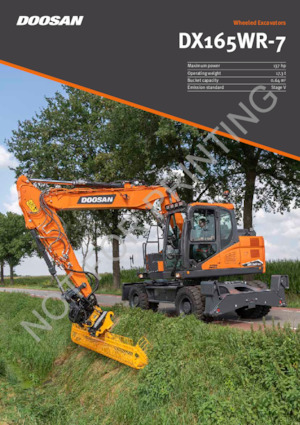 Колісні екскаватори Doosan DX165WR-7