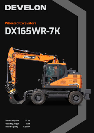 Колісні екскаватори Develon DX165WR-7K
