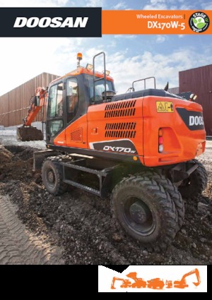 Колісні екскаватори Doosan DX170W-5
