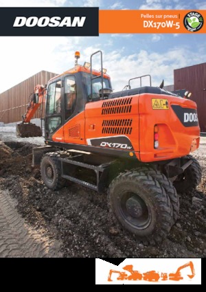 Колісні екскаватори Doosan DX170W-5