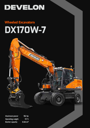 Колісні екскаватори Develon DX170W-7 