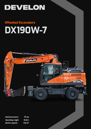 Колісні екскаватори Develon DX190W-7 