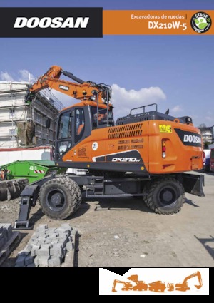 Колісні екскаватори Doosan DX210W-5