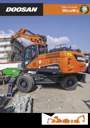 Колісні екскаватори Doosan DX210W-5