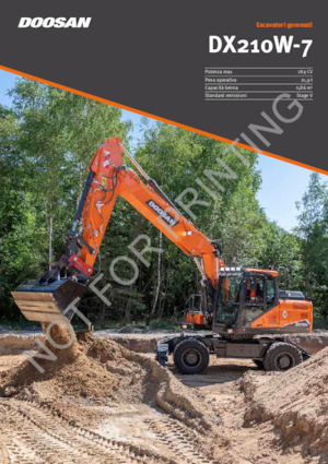 Колісні екскаватори Doosan DX210W-7