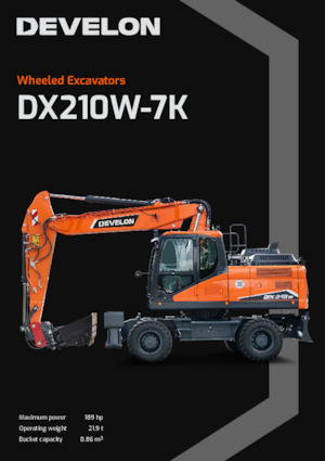 Колісні екскаватори Develon DX210W-7K
