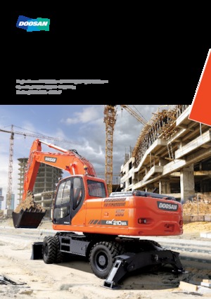 Колісні екскаватори Doosan DX210WA