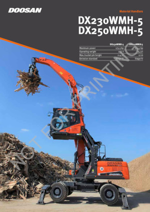 Екскаватори для перевалки Doosan DX230WMH-5