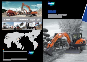 Колісні екскаватори Doosan DX55W