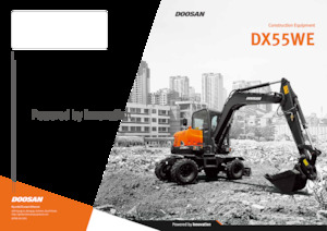 Колісні екскаватори Doosan DX55WE