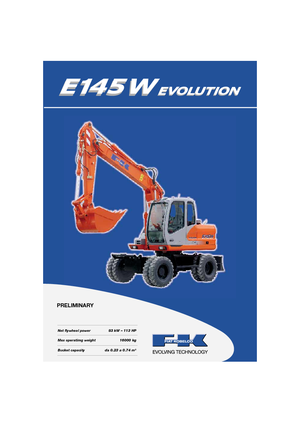 Колісні екскаватори Fiat Kobelco E 145 WT