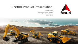 Колісні екскаватори SDLG E7210H