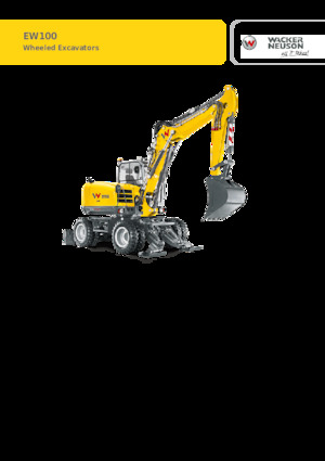 Колісні екскаватори Wacker Neuson EW 100
