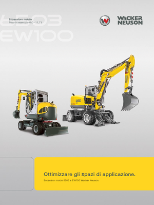 Колісні екскаватори Wacker Neuson EW 100