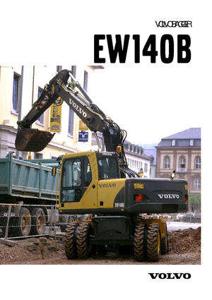 Колісні екскаватори Volvo EW140B