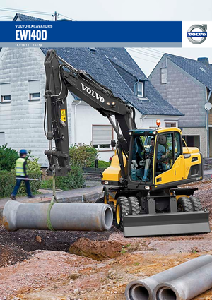 Колісні екскаватори Volvo EW140D